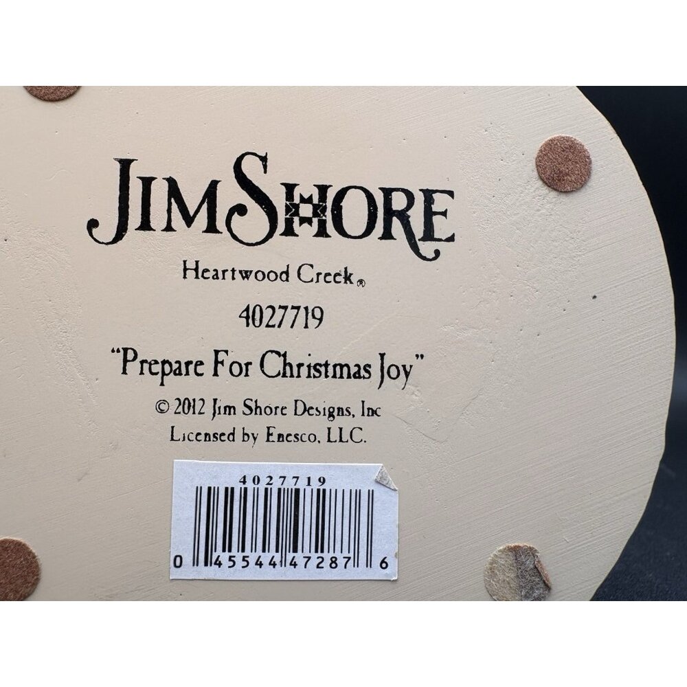 Jim Shore Enesco 10.25” Angel Prepare for Christmas Joy 2012 Collector 4027719 - Picture 9 of 9